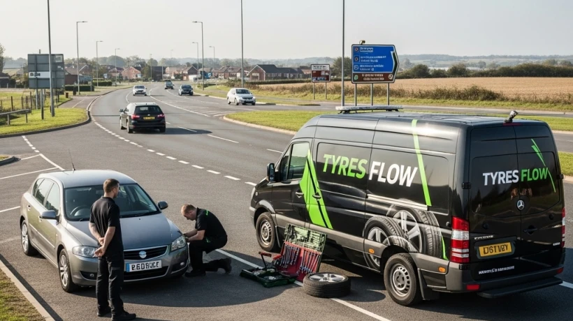 How Mobile Tyre Repair Services Connect Darlington and Hartlepool Drivers