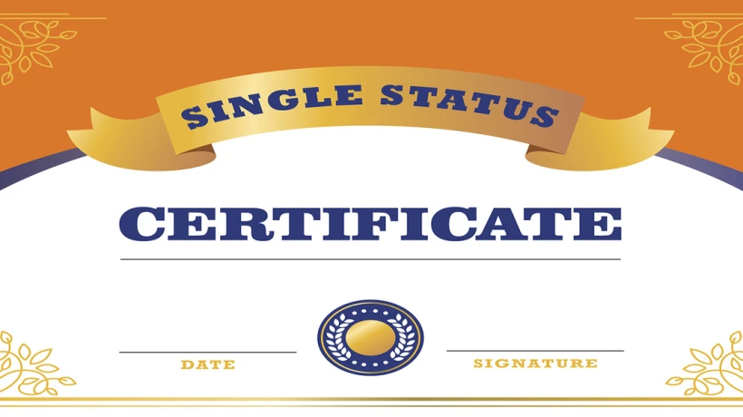 Attested Single Certificate