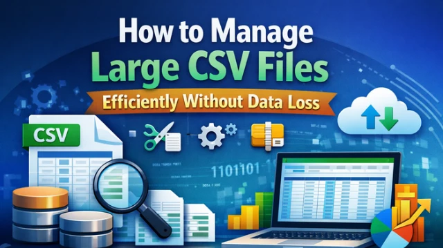 How to Manage Large CSV Files Like a Pro: Step-by-Step Guide
