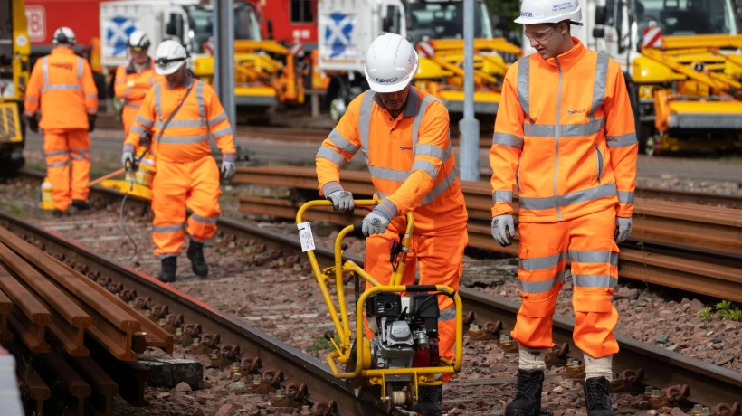 UAV Services for Rail Infrastructure Inspection