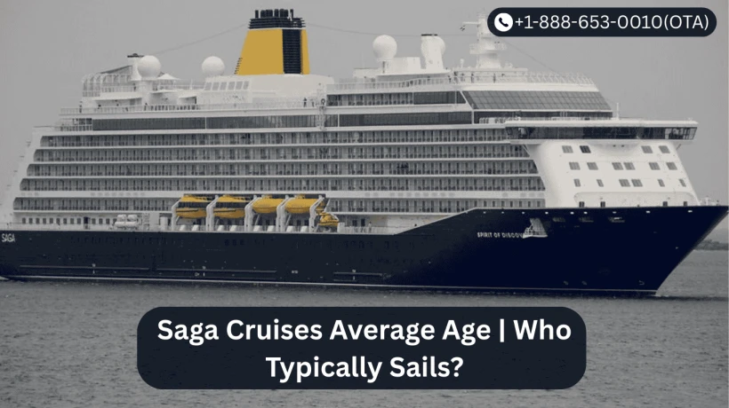 What is the average age of people of Saga Cruises?