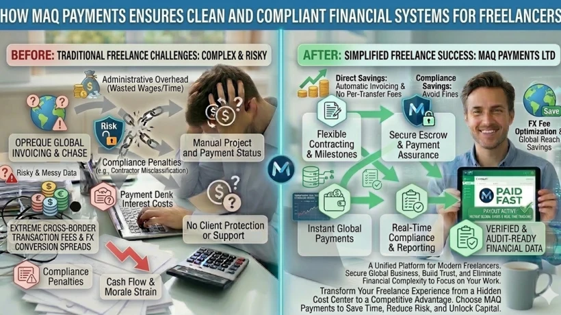 How MAQ Payments Ensures Clean and Compliant Financial Systems for Freelancers