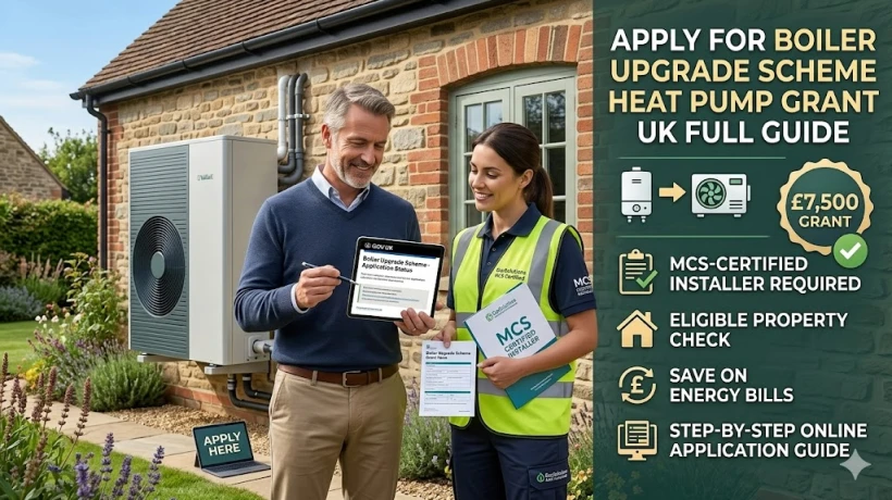Apply for Boiler Upgrade Scheme Heat Pump Grant UK Full Guide