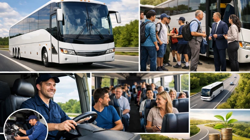 How Charter Bus Travel Improves Safety, Cost Efficiency, and Sustainability for Group Trips