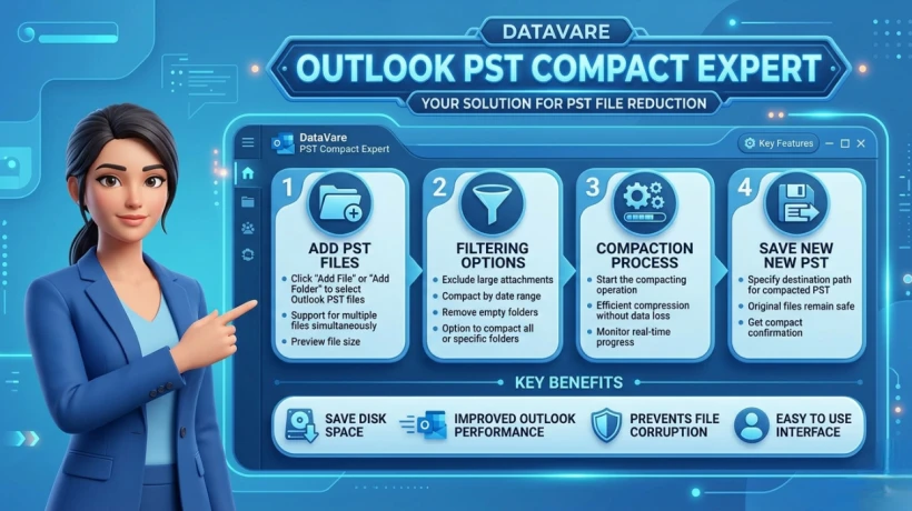 PST Compact: A Step-by-Step Guide to Shrink a Large PST File without Installing Microsoft Outlook