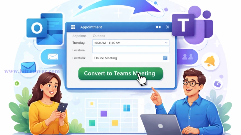 How to Convert Outlook Appointment to Teams Meeting?
