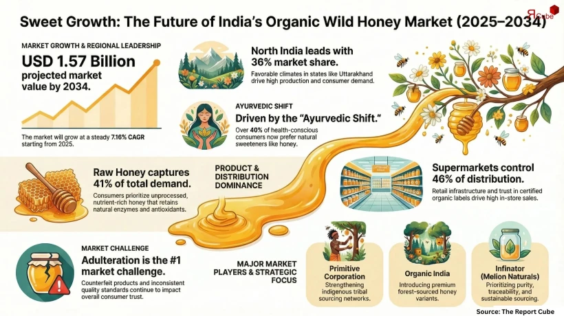 India Organic Wild Honey Market Expansion Trends and Future Forecast Analysis