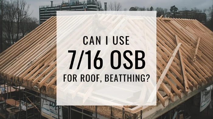 7/16 Osb For Roofing