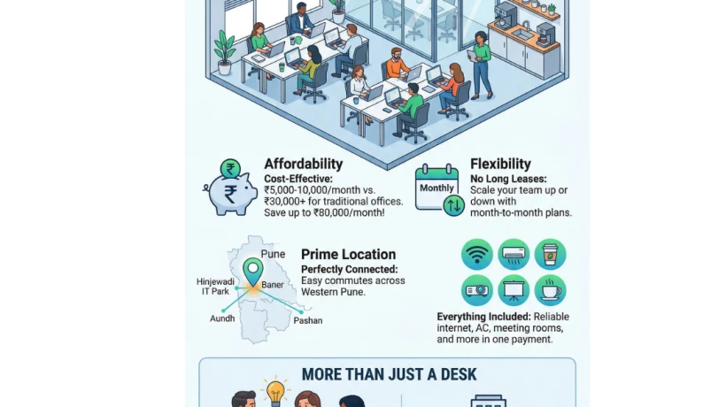 How Coworking Spaces in Baner Attract Startups and Small Teams