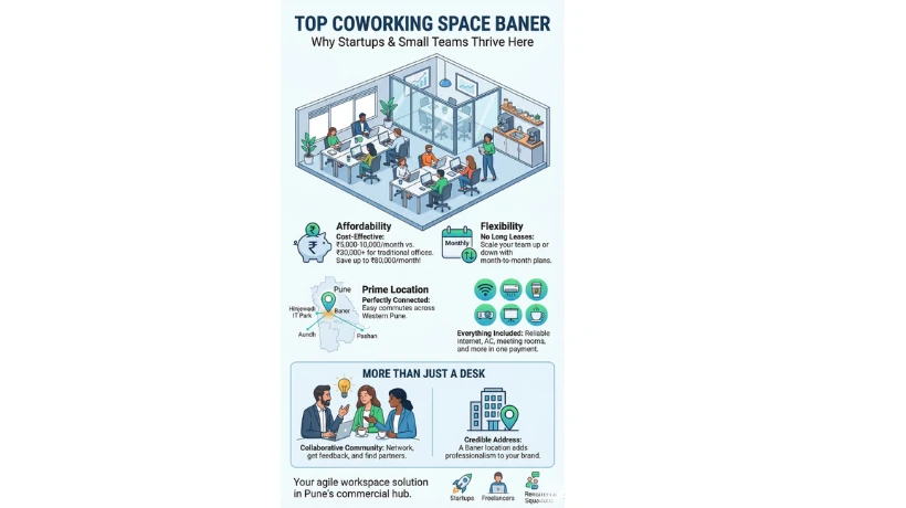 What Makes Coworking Spaces in Baner Popular Among Startups and Small Teams