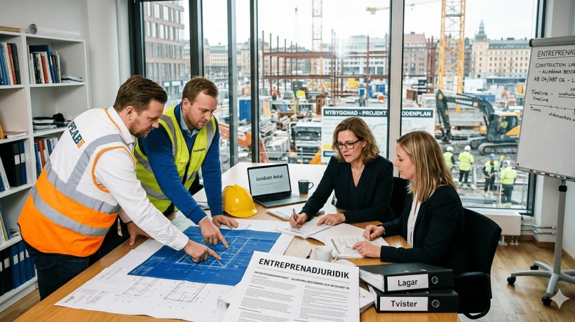 Entreprenadjuridik En Guide till Byggjuridik i Sverig