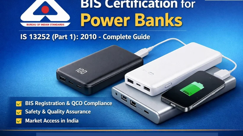 BIS Registration for Power Banks under IS 13252 (Part 1):2010 – Complete CRS Approval Guide