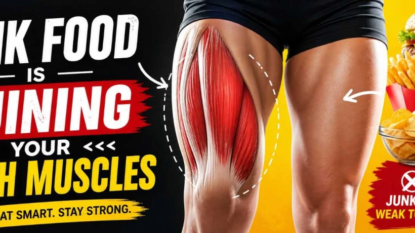 Junk Food Is Ruining Your Thigh Muscles! Chip and Burger Eaters, Beware!