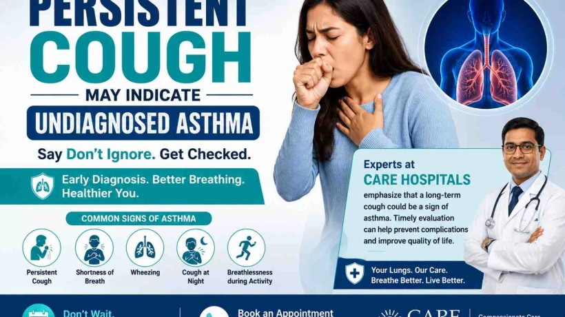 Persistent cough may indicate undiagnosed asthma: CARE Hospitals doctors