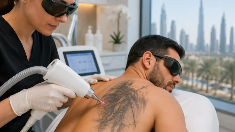 Fixing Tattoo Blowouts in Dubai | Selective Laser Correction