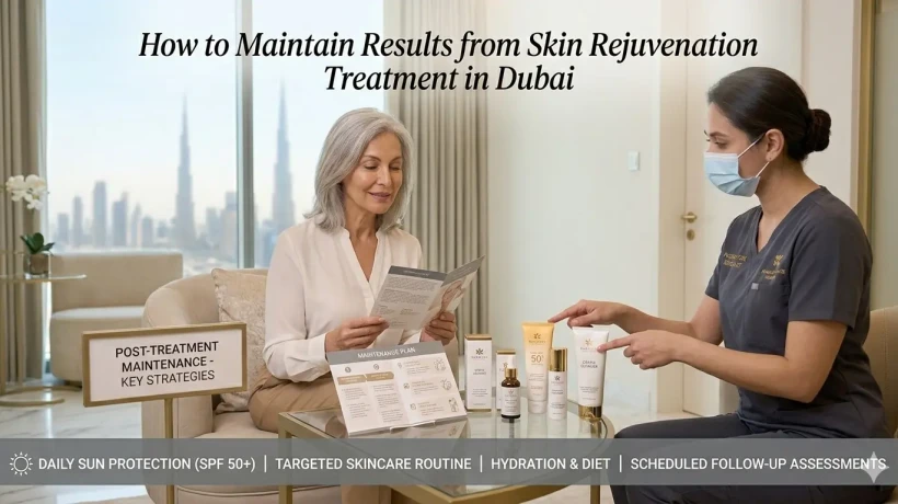 How to Maintain Results from Skin Rejuvenation Treatment in Dubai