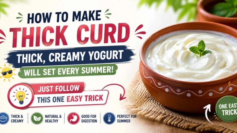 How to Make Thick Curd: Thick, Creamy Yogurt Will Set Every Summer! Just Follow This One Easy Trick