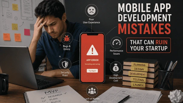 Mobile App Development Mistakes That Can Ruin Your Startups