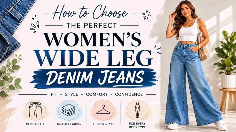 How to Choose the Perfect Women’s Wide Leg Denim Jeans