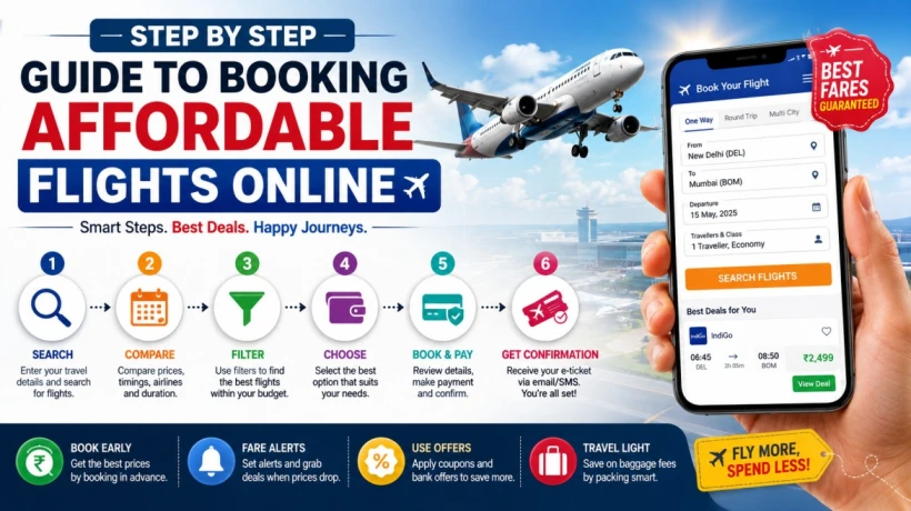 Step by Step Guide to Booking Affordable Flights Online