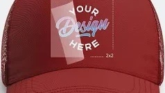 Branded Custom Hat Tags to Retail Hat Display