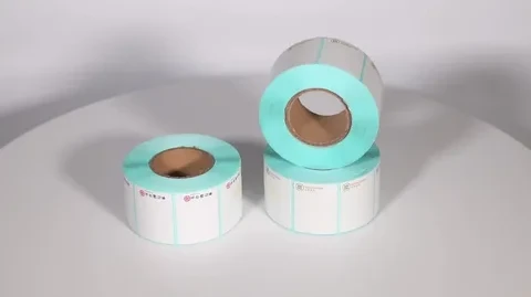 Rectangle roll labels With Smooth Edge Designs