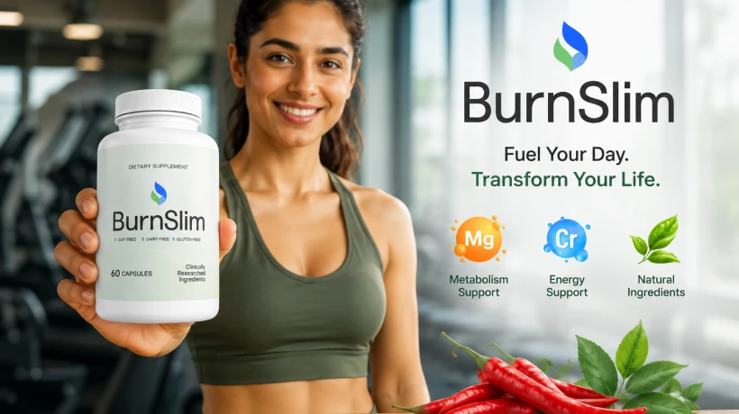 BurnSlim Natural Metabolism Support Formula for Healthy Fat Burning, Energy & Appetite Balance