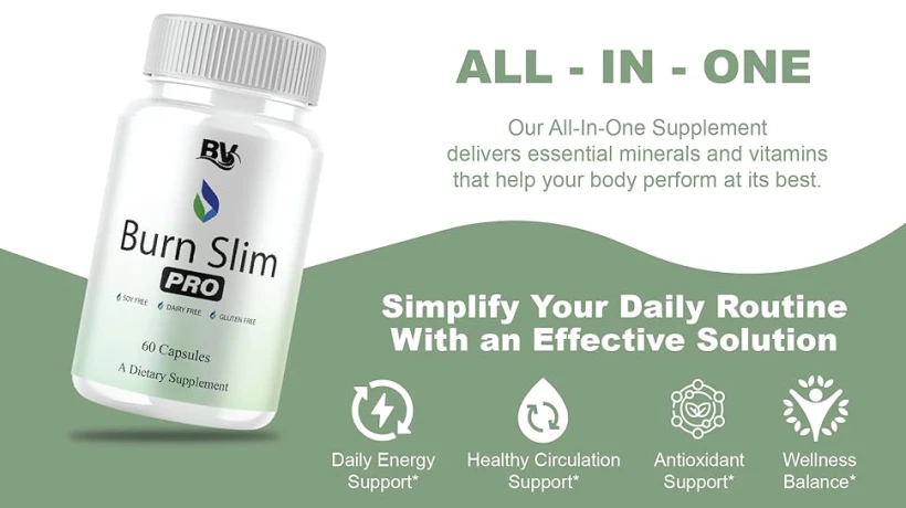 BurnSlim Natural Fat Burning Support Supplement