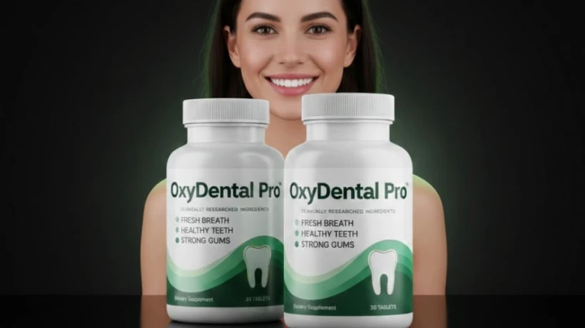 OxyDental Pro Natural Oral Health Support Formula for Strong Teeth, Fresh Breath, and Healthy Gums