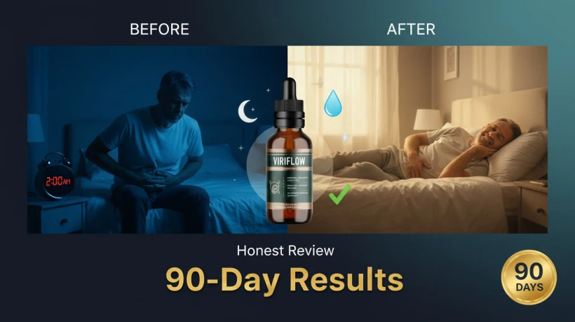 ViriFlow Natural Prostate Support Formula for Urinary Comfort and Male Wellness