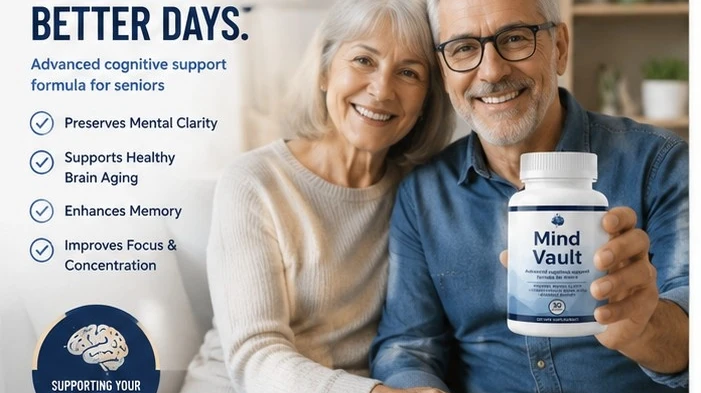 MindVault Natural Cognitive Wellness Supplement for Memory, Focus & Mental Clarity