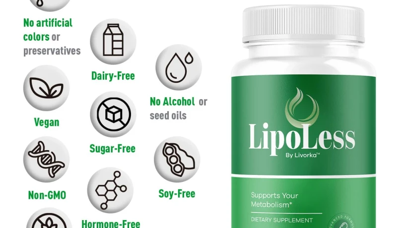 LipoLess Natural Metabolism Support Formula for Healthy Weight Management & Daily Energy Balance