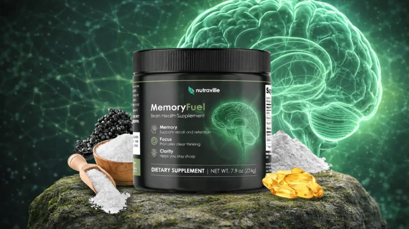 MemoryFuel Natural Brain Support for Memory, Focus & Mental Clarity