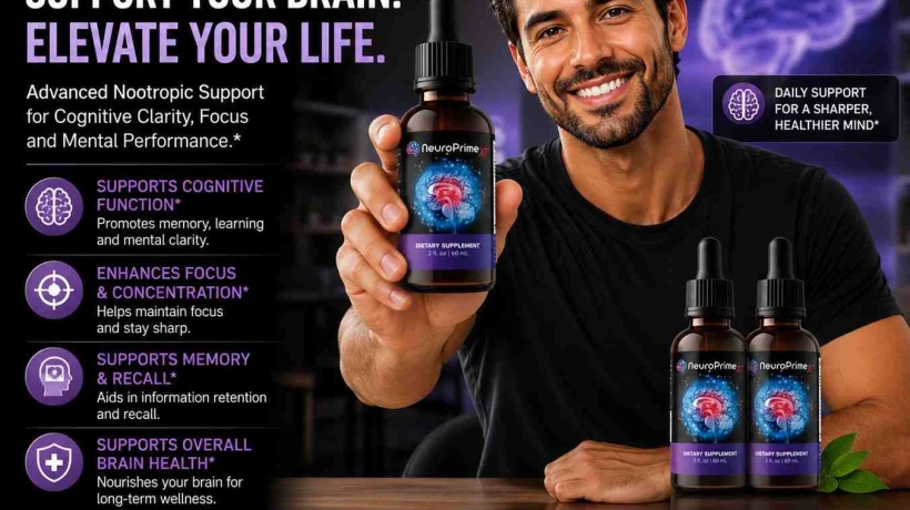NeuroPrime Brain Support Supplement for Memory, Focus & Mental Performance