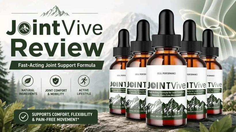 JointVive Joint Support Supplement USA – Natural Formula for Mobility, Flexibility & Joint Comfort