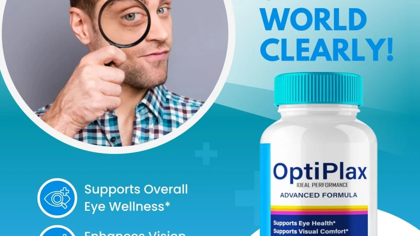 OptiPlax Eye Support Supplement for Clear Vision and Daily Eye Comfort