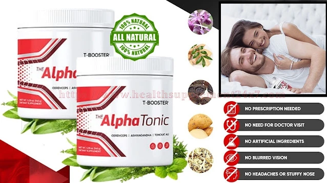 Alpha Tonic – Natural Male Health & Performance Support Formula for Energy, Strength & Vitality