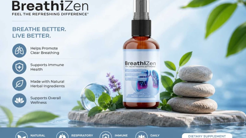 BreathiZen Natural Respiratory Support for Healthy Breathing and Lung Wellness