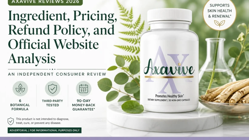Axavive Natural Skin Support Supplement for Smooth, Firm & Radiant-Looking Skin