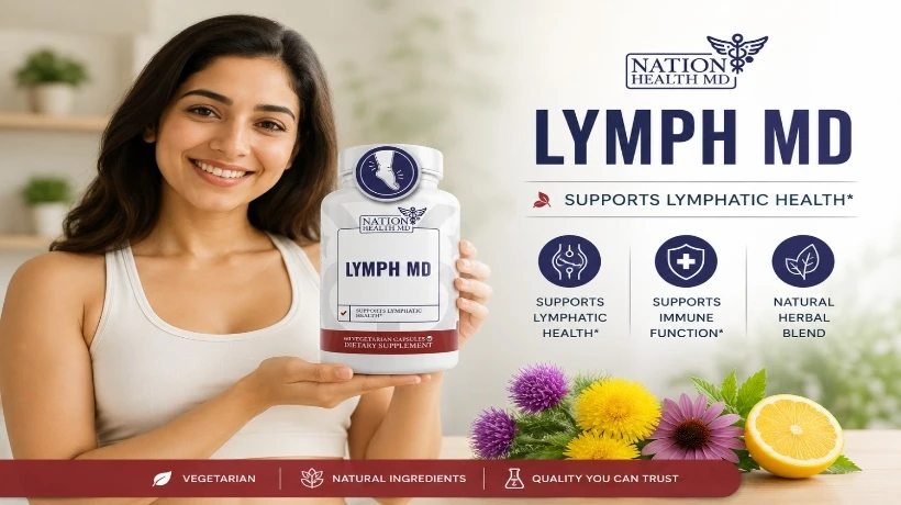 Lymph MD Natural Detox Formula for Lymphatic Health and Full Body Wellness