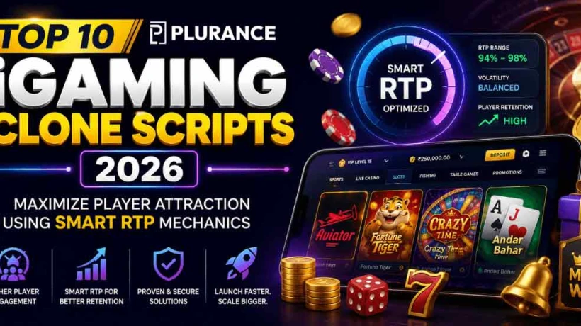Top 10 iGaming Clone Scripts 2026: Attract & Retain Players with Powerful RTP Features