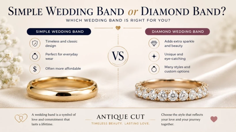Is a Simple Wedding Band Better Than a Diamond Band?