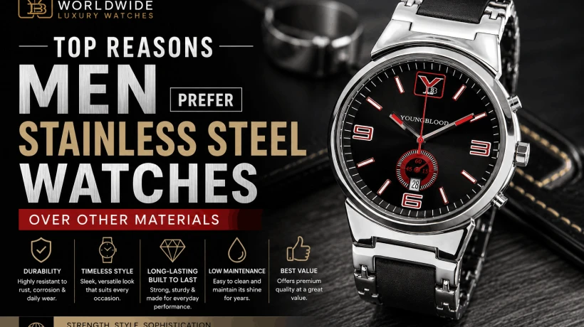 Top Reasons Men Prefer Stainless Steel Watches Over Other Materials