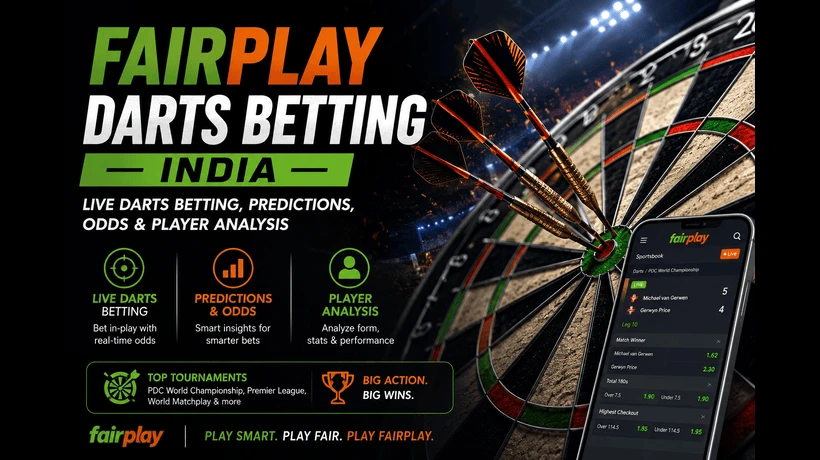 Live Darts Betting India: FairPlay Guide to Darts Predictions, Odds & Player Statistics