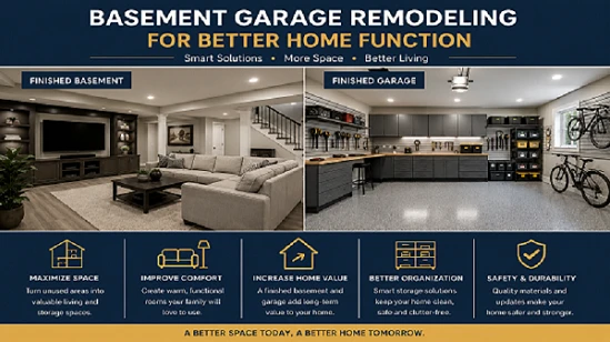 Basement Garage Finishing Services for Better Home Function