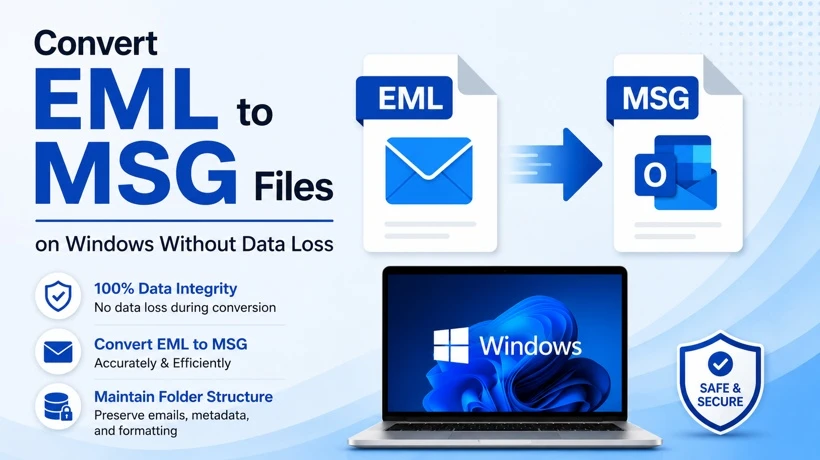 How to Convert EML to MSG Files on Windows Without Data Loss
