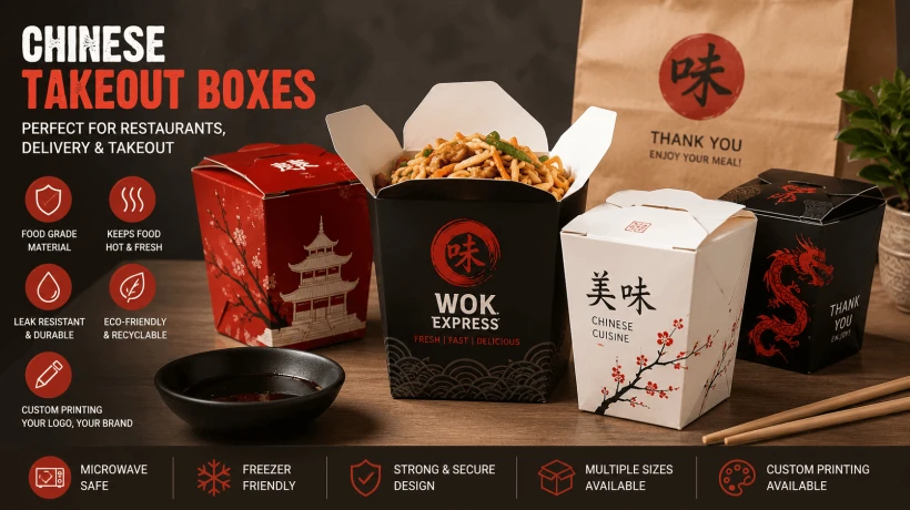 Chinese Takeout Boxes for Restaurants and Delivery Brands