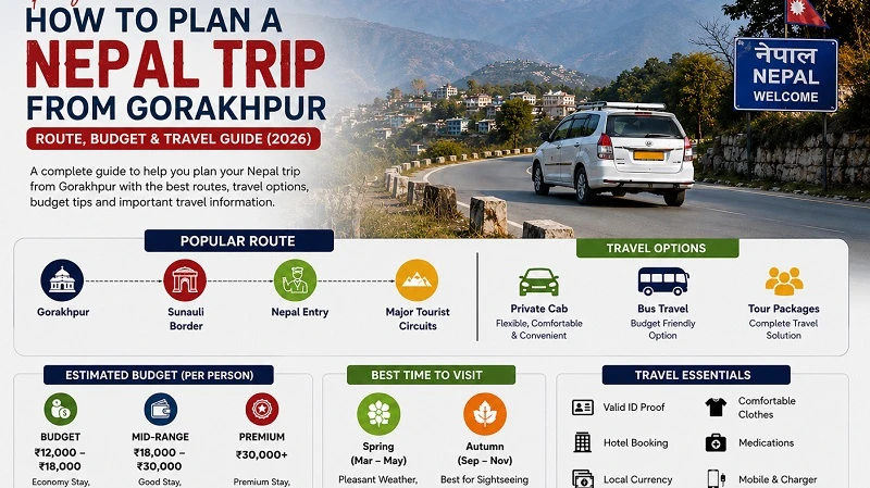 How to Plan a Nepal Trip from Gorakhpur – Route, Budget & Travel Guide (2026)