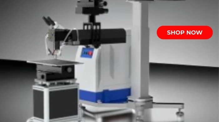 Machine de soudage laser moderne pour l’assemblage industriel de haute précision avancée