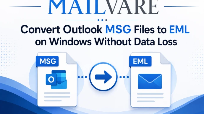 Convert Outlook MSG Files to EML on Windows Without Data Loss